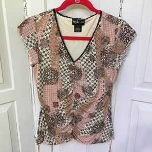 Style & Co. Ruched Top